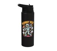 Mummy Mia Halloween Spectacle Stainless Steel Insulated Water Bottle