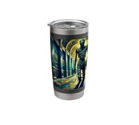 Mummy Museum Starry Night Style Halloween Spooky Monster Art Stainless Steel Insulated Tumbler