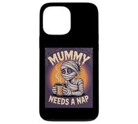 Mummy Needs A Nap Halloween Funny Coffee Case for iPhone 13 Pro Max