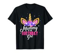 Mummy Of The Birthday Girl Unicorn Mum Birthday Princess T-Shirt