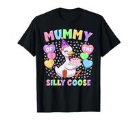 Mummy of The Silly Goose First Birthday Matching Family T-Shirt