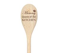Mummy Queen Of The Kitchen Spoon Funny Wooden Spoon 60 SECOND MAKEOVER Beige One Size