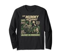 Mummy Returns Movie Poster Vintage Halloween Long Sleeve T-Shirt
