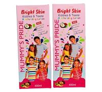 Mummy’s Pride Bright Skin Kids Lotion - 400ml Pack of 2, Gentle Moisturiser for Teens & Children, Even Tone, Skin Softening & Natural Skin Brightening
