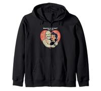 Mummy Wrapped Up In Love Kiss Cam Funny Halloween Zip Hoodie