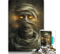 Mummy Zombie Jigsaw Puzzles for Teenagers 1000 Jigsaws,Staycation Kill Time Every Piece Is Unique - Challenging Family Fun Game 50x75cm