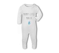Mummys Little Monster boy - Baby Romper Suit - 0-3 Months