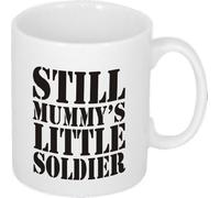 Mummy's Little Soldier - Ceramic Mug with Funny Slogan