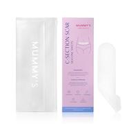 Mummys Organics Silicone Scar Sheets: C-Section Recovery Essentials, Premium Medical Grade Silicone Sheets, Reusable Keloid Scar Treatment, 20cm, Count + Hygienic Case