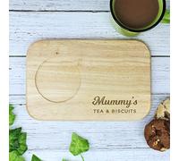Mummy's Tea & Biscuits Board, Wooden Treat Board, Snack Tray, Birthday Gifts for Mummy