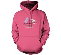 MummySaurus Normal Mummy But Rawr-Some - Womens Unisex Hoodie - Mother's Day Mum Mama Mummy 3XL Pink