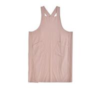 MUMOHO Women’s Pinafore Square Apron Baking Cooking Gardening Works Cross Back Cotton/Linen Blend Dress with 2 Pockets