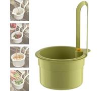 MUMQAQ 2025 New Faucet Hanging Strainer, Plastic Kitchen Sink Drain Basket, Food Fruit Vegetable Drain Shelf Sink Storage Holder, Kitchen Essentials Hanging, Easy to Install, Fine Mesh, Multi-Purpose