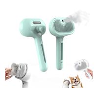 MUMQAQ Chewy Viral Steam Brush, Rechargeable Steam Pet Brush for Dogs, Pet GroomingBrush with Spray, PetHair Removal Comb with Steamer, Dog Mist MassageBrush, Magic Wand for Shedding Matted
