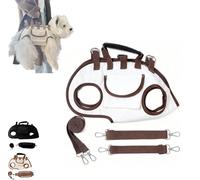 MUMQAQ Dog Carrier, Adjustable Full Body Lift Harness for Small Dogs and Cats, Portable Breathable Pet Carrier Backpack with Hands-Free Shoulder and Treat Bag