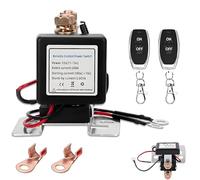 MUMQAQ Wireless Remote Control Battery Relay Switch Car Starter,Remote Battery Disconnect Switch,Remote Start & Warm-Up/Cool-Down,Anti-Theft & DIY Installation for 12v/24v Cars,Rvs,And Classic Cars