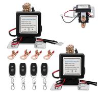 MUMQAQ Wireless Remote Control Battery Relay Switch Car Starter,Remote Battery Disconnect Switch,Remote Start & Warm-Up/Cool-Down,Anti-Theft & DIY Installation for 12v/24v Cars,Rvs,And Classic Cars