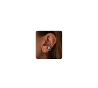 MUMREUES Chunky Ear Cuffs Non Piercing for Women Silver Cuff Earring Trendy Clip on Cartilage Helix Earrings Fake Earring Jewelry Gift