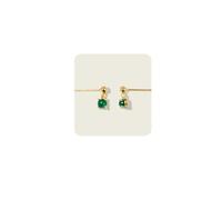 MUMREUES Gold Earrings for Women Trendy 14K Gold Plated Cartilage Ball Stud Earrings Small Dainty Minimalist Drop Dangle Jewelry Gifts for Her