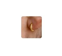 MUMREUES Gold Earrings for Women Trendy 14K Gold Plated Hoop Earring Small Hoop Huggie Earings Cute Simple Minimalist Dainty Hypoallergenic Jewelry Gift for Her