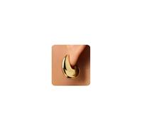 MUMREUES Gold Earrings for Women Waterdrop Chunky Teardrop Drop Earring 9ct Gold Plated Stud Earing Trendy Hypoallergenic Waterproof Dainty Minimalist Simple Studs Jewelry Gift for Her