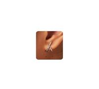 MUMREUES Sterling Silver Earrings for Women Trendy 14K White Gold Plated Stud Earrings 925 Sterling Silver Post Minimalist Lightweight Simple Earrings Jewelry Gift for Her