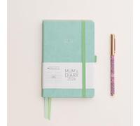MUM's Diary 2026 (Sea Mist) - Medium sized 2026 diary - Jan to Dec 2026 Week-To-View with 4 column GRID layout - organise the scheduling chaos of busy family life