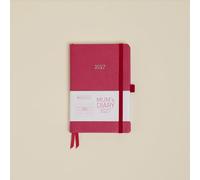 MUM's Diary 2027 (Raspberry) - Medium sized 2027 diary - Jan to Dec 2027 Week-To-View with 4 column GRID layout - organise the scheduling chaos of busy family life