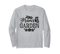 Mum's Garden - Floral Butterfly Nature Spring Mother's Day Long Sleeve T-Shirt