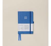 Mum's School Year Diary 2026-27 (Cobalt) - Medium sized Academic 2026-27 diary - Aug 2026 to Aug 2027 - Week-To-View with 4 column GRID layout - organise the scheduling chaos of busy family life