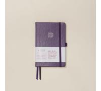 Mum's School Year Diary 2026-27 (Grape) - Medium sized Academic 2026-27 diary - Aug 2026 to Aug 2027 - Week-To-View with 4 column GRID layout - organise the scheduling chaos of busy family life