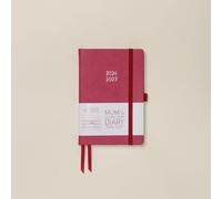 Mum's School Year Diary 2026-27 (Raspberry) - Medium sized Academic 2026-27 diary - Aug 2026 to Aug 2027 - Week-To-View with 4 column GRID layout - organise the scheduling chaos of busy family life