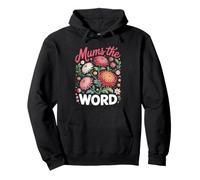 Mums the Word Chrysanthemum Floral Pullover Hoodie