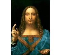 mumscraftybits greeting card blank Salvator Mundi by Da Vinci printed on 230gsm photo quality paper size A5 14.5cm x 21cm