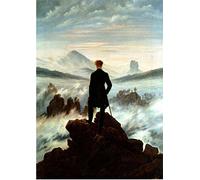 mumscraftybits Laminated picture The Wanderer over a sea fog Casper David Friedrich A4 size
