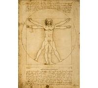 mumscraftybits Vitruvian Man Da Vinci A4 laminated
