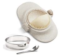 MUMSUNG Empanada Maker Press, 5 Inch Extra Large Dumpling Maker Set with Dough Cutter, Dumpling Mold Set for Pierogi, Pastelitos, Calzone, Turnovers, Chinese Dumpling 5"