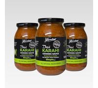 Mumtaz DESI Karahi Indian Curry Cooking Sauce - Restaurant Quality at Home - Medium Spiced - 520g Jar Serves 8-10 - All Natural Ingredients- Gluten Free- Vegetarian ((Pack of 3), Karahi)