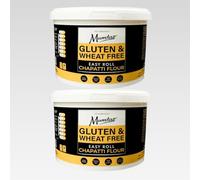 Mumtaz Gluten & Wheat Free Chapatti Flour Atta - 2.5kg - Premium Quality Atta - Versatile & Easy to Use Flour Blend for Perfect Chapattis Every Time (2.5kg (Pack of 2))