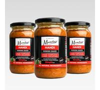 Mumtaz HANDI Indian Curry Cooking Sauce 350g, Restaurant Quality at Home - Medium Spiced, Serves 4-5, All Natural Ingredients, Gluten Free, Vegetarian Friendly (350g (Pack of 3), Handi)