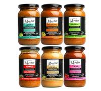Mumtaz Indian Cooking Sauce, Mixed Selection Pack of 6x350g, Flavours Include: Achari, Makhani, Karahi, Handi, Butter Chicken, Tikka