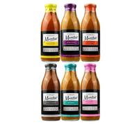 Mumtaz Marinade Sauce - Pack of 6x500g, Flavours Include: Tandoori, Peri Peri, Chicken Tikka, Lamb Chops, Achari, Chicken Wings, Medium Spiced, BBQ-Grill-Roast-Stir or Air fry, All Natural Ingredients
