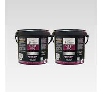 Mumtaz STICKY BBQ Marinade Catering Size Bucket - BULK 2.2Kg - Restaurant Quality - Mildly Spiced - BBQ - Grill - Roast - Stir or Air fry. Gluten Free- Vegan Friendly (2.2kg (Pack of 2), Sticky BBQ)