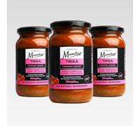 Mumtaz TIKKA Indian Curry Cooking Sauce - Restaurant Quality at Home - Medium Spiced - 350g Jar Serves 4-5 - All Natural Ingredients- Gluten Free- Vegetarian Friendly (350g (Pack of 3), Tikka)