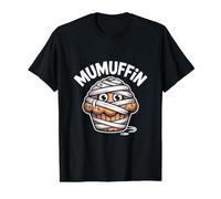 Mumuffin Cute Mummy Muffin Halloween Humor Value Graphic T-Shirt, Men, Black, L