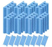 Mumufy 250 Pairs Sponge Toe Separators Pedicure Tool Kit Soft Toe Spacers for Pedicures Spreaders Finger Dividers for Women Men Feet Nail Manicure Toenails Art Painting Polish Spa (Blue)