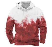 Mumuj Green Hoodie Men Hoodie Men Jacket Sweatshirt Men's Autumn And Winter Long Sleeved Halloween Bloody Print Casual Hooded Sweatshirt White Hoodie Plain Black Hoodie Hoodie For Men Uk (White, XL)