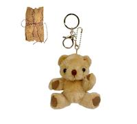 MUMUmumu 5' Brown Plush Stuffed Mini Joint Teddy Bear, Tiny Bear Stuffed Animal with Gift wrap Package, Gift on Baby Shower, Birthday, Valentines & Christmas, Craft Party Favor (5')