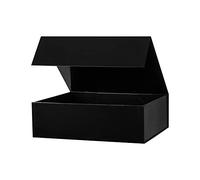MUMUPACK Extra Large Gift Box 19x16x6 Inches,Black Huge Gift Box with Lid Magnetic Closure, Groomsman Proposal Box for Wedding Dress