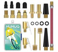 MUMUQ Bicycle Valve Adapter Set, French Valve Adapter, Car Valve Lever Plug, Valve Adapter for Air Pump and Compressor, Bicycle Pump Adapter for DV AV SV